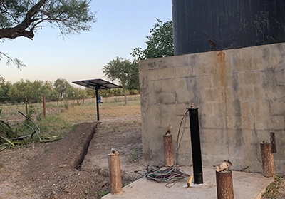 RPS solar well pump is working beautifully